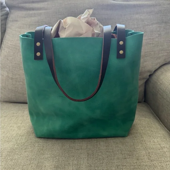 Portland Leather Goods Medium Classic Tote in Reef - Picture 2 of 6